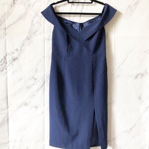 Bardot Bella sweetheart midi off shoulder dress, 8